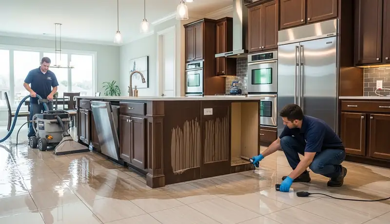 Kitchen Water Damage Restoration After Appliance Leak in Adelanto, CA in Adelanto, CA